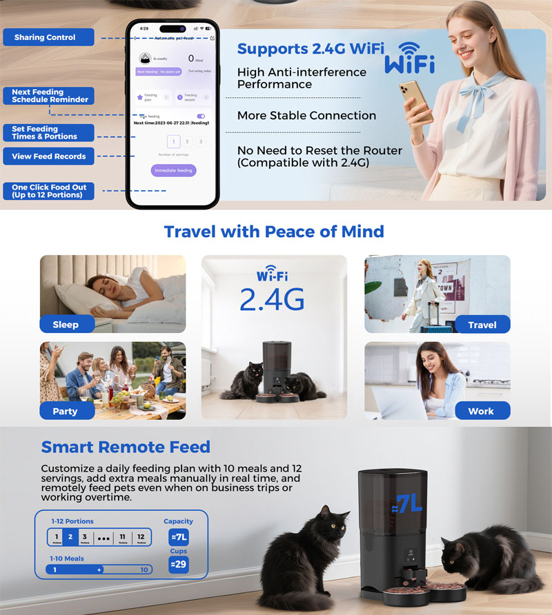 automatic pet feeder