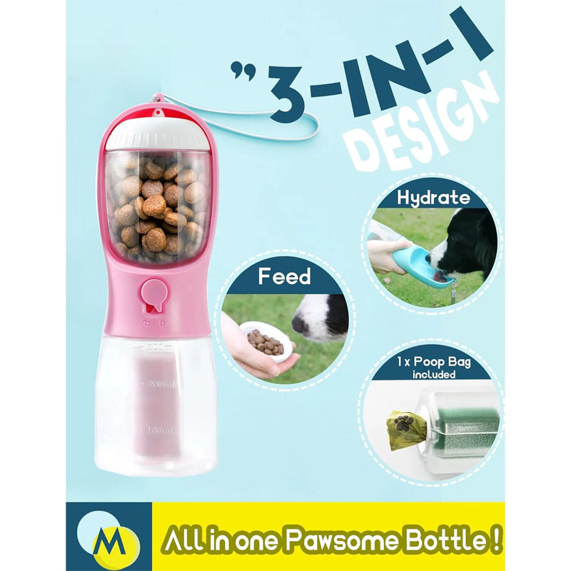 Portable Cat Dog Water Bottle