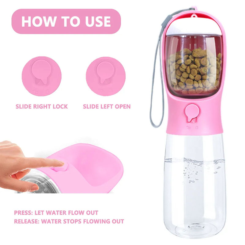 Portable Cat Dog Water Bottle