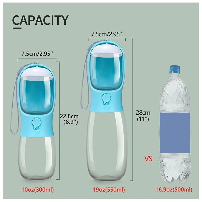 Portable Cat Dog Water Bottle