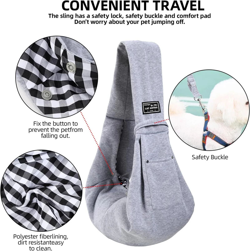 Cozy Carry Pet Sling Bag