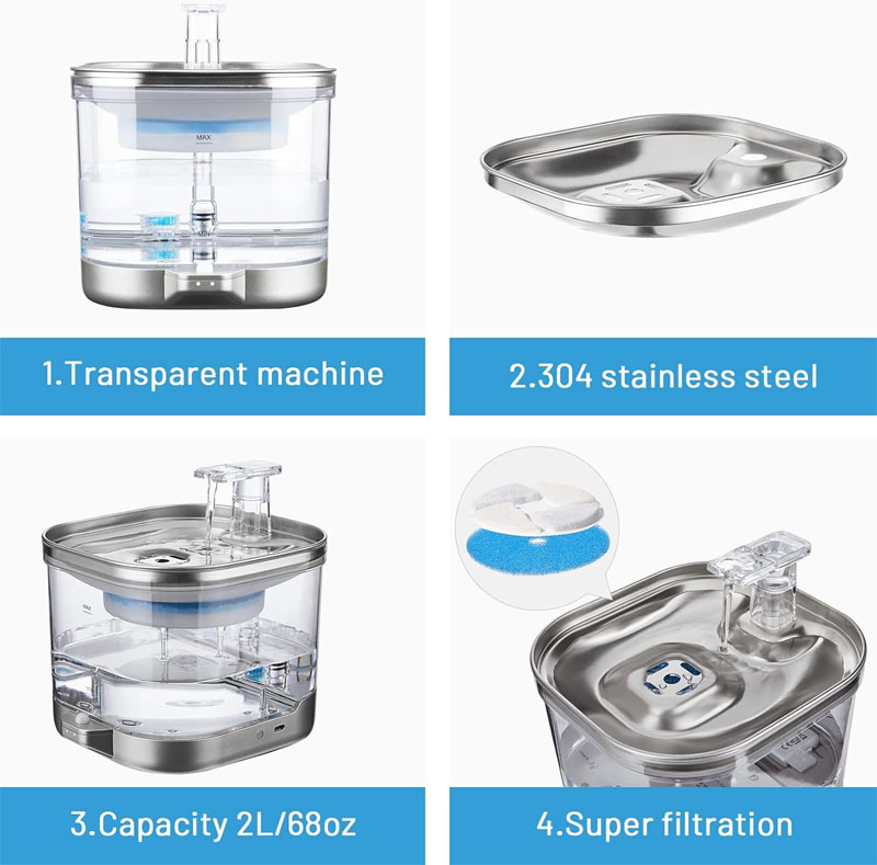 cat water fountains